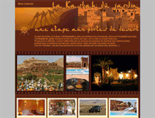 Tablet Screenshot of kasbahdujardin.com